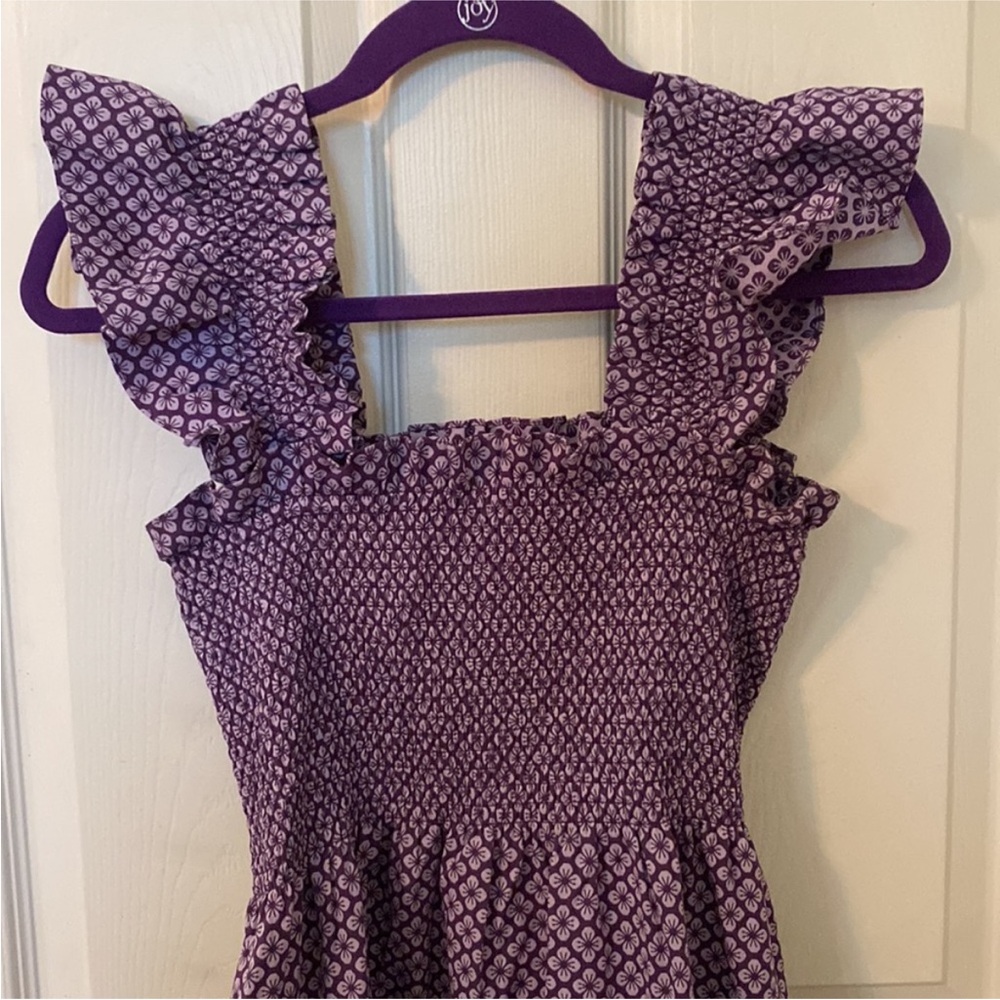 Hill House Purple Patterned Dress - Picture 3 of 7